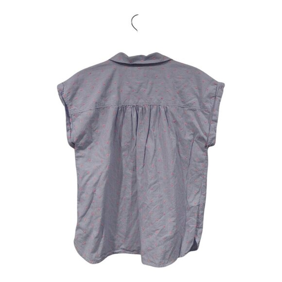 Women's LOFT Dot Stripe Dolman Henley Shirt Size Medium - 3FOR$25 - - Picture 3 of 9